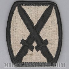 第10山岳師団（10th Mountain Division）[UCP（ACU）/メロウエッジ/ベルクロ付パッチ/中古1点物]の画像