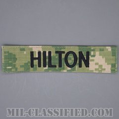 HILTON [NWU Type3（AOR2）/海軍ネームテープ/ベルクロ付パッチ]の画像