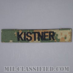 KISTNER [MARPAT/ウッドランド/海兵隊ネームテープ/ベルクロ付パッチ]の画像