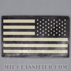 星条旗 グレー（リバース）（USA Flag (Reversed)）[IR（赤外線）反射素材/ベルクロ付パッチ/中古1点物]の画像