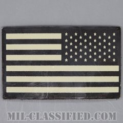 星条旗 グレー（リバース）（USA Flag (Reversed)）[IR（赤外線）反射素材/ベルクロ付パッチ/中古1点物]の画像