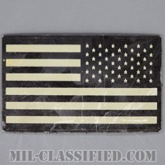 星条旗 グレー（リバース）（USA Flag (Reversed)）[IR（赤外線）反射素材/ベルクロ付パッチ/中古1点物]の画像