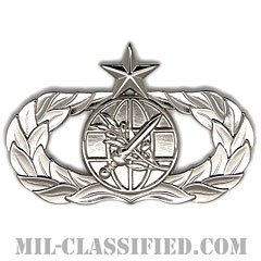 外国地域将校専門職業分野章 (シニア)（Foreign Area Officer (FAO) Career Field Badge, Senior）[カラー/鏡面仕上げ/バッジ]の画像