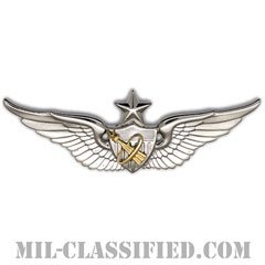 宇宙飛行士章 (シニア)（Army Astronaut Pilot Badge, Senior）[カラー/鏡面仕上げ/バッジ]の画像