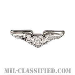 航空機搭乗員章 (将校用エアクルー)（Air Force Officer Aircrew Badge）[カラー/鏡面仕上げ/ミニサイズ/バッジ]の画像