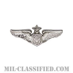 航空機搭乗員章 (将校用シニア・エアクルー)（Air Force Officer Senior Aircrew Badge）[カラー/鏡面仕上げ/ミニサイズ/バッジ]の画像