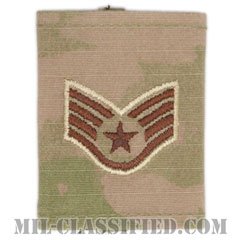 軍曹（Staff Sergeant）[OCP（3C）/ゴアテックスパーカー用スライドオン空軍階級章]の画像