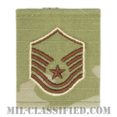 曹長（Master Sergeant）[OCP（3C）/ゴアテックスパーカー用スライドオン空軍階級章]の画像