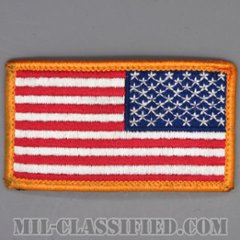 星条旗 カラー（リバース）（USA Flag (Reversed)）[メロウエッジ/ベルクロ付パッチ/中古1点物]の画像