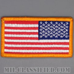 星条旗 カラー（リバース）（USA Flag (Reversed)）[メロウエッジ/ベルクロ付パッチ/中古1点物]の画像