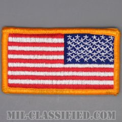 星条旗 カラー（リバース）（USA Flag (Reversed)）[メロウエッジ/ベルクロ付パッチ/中古1点物]の画像