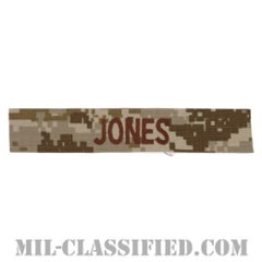 JONES [NWU Type2（AOR1）/海軍ネームテープ/生地テープパッチ]の画像