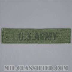 U.S.ARMY [サブデュード/コットンテープ/プリント/ネームテープ/パッチ/中古1点物]の画像