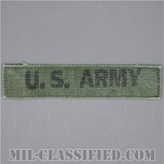 U.S.ARMY [サブデュード/コットンテープ/プリント/ネームテープ/パッチ/中古1点物]の画像