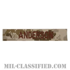 ANDERSON [NWU Type2（AOR1）/海軍ネームテープ/生地テープパッチ]の画像
