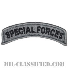 スペシャルフォースタブ（Special Forces Tab）[UCP（ACU）/メロウエッジ/縫い付け用（ベルクロ未加工）パッチ]の画像