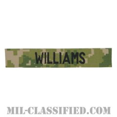 WILLIAMS [NWU Type3（AOR2）/海軍ネームテープ/生地テープパッチ]の画像