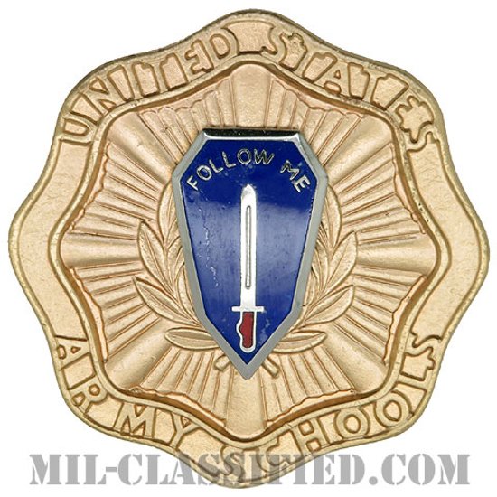 陸軍歩兵学校外国軍人指導者章（Infantry Schools Foreign Military Student Instructor Identification Badge）[カラー/バッジ]画像
