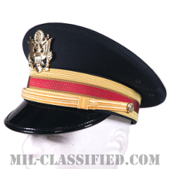 陸軍将校（尉官兵站科）用制帽（Service Cap, Company Grade Officer）7 1/8（57cm）[サービスユニフォーム（ASU）用制帽/帽章付]の画像