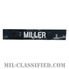 MILLER [NWU Type1/シルバー刺繍/海軍ネームテープ/生地テープパッチ]の画像