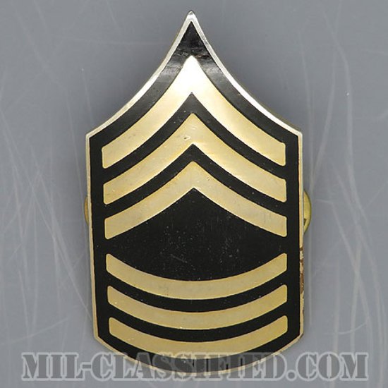 曹長（Master Sergeant (MSG)）[カラー/キャップ（ヘルメット）用階級章/1950s/バッジ/中古1点物]画像