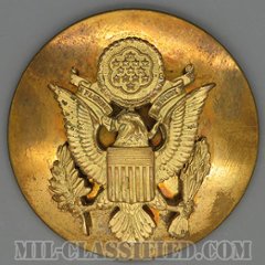 アメリカ陸軍制帽用帽章 (下士官用・男性用)（Army Service Cap Device, Enlisted, Male）[カラー/バッジ/中古1点物]の画像