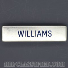 WILLIAMS [アメリカ空軍用ネームプレート（名札）/中古1点物]の画像