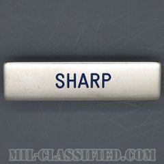 SHARP [アメリカ空軍用ネームプレート（名札）/中古1点物]の画像
