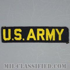 U.S.ARMY[カラー/機械織り/ネームテープ/パッチ/中古1点物]の画像