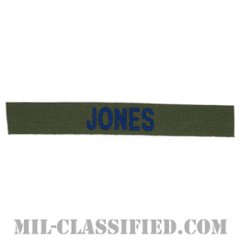 JONES [サブデュード/ブルー刺繍/空軍ネームテープ/パッチ]の画像