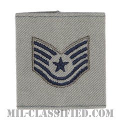 技能軍曹（Technical Sergeant）[ABU/ゴアテックスパーカー用スライドオン空軍階級章]の画像
