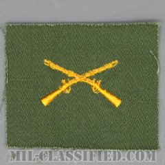 歩兵科章（Infantry Branch Insignia）[カラー/兵科章/パッチ/1点物]の画像