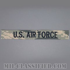 U.S.AIR FORCE [ABU/ブルー刺繍/空軍ネームテープ/生地テープパッチ]の画像