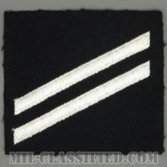 一等水兵（水兵）（Seaman Apprentice）[ネイビーブルー/腕章（Rating Badge）/海軍階級章（1948-）/パッチ/1点物]の画像