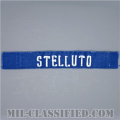 STELLUTO [カラー（ブルー）/刺繍/空軍ネームテープ/パッチ/中古1点物]の画像