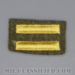 海外勤務(派遣)章 2連(勤続1年)（Overseas Service Bar）[ウール・フェルト生地/パッチ/中古1点物]の画像