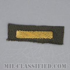 海外勤務(派遣)章 1連(勤続6ヶ月)（Overseas Service Bar）[ギャバジン生地/モール刺繍/パッチ/1点物]の画像