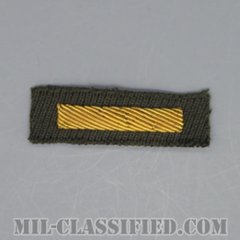 海外勤務(派遣)章 1連(勤続6ヶ月)（Overseas Service Bar）[ギャバジン生地/モール刺繍/パッチ/1点物]の画像