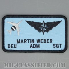 NATO早期警戒管制機クルー（ドイツ兵・管理）[カラー/メロウエッジ/ベルクロ付パッチ/中古1点物]の画像