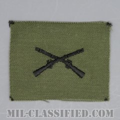 歩兵科章（Infantry Branch Insignia）[サブデュード/兵科章/1960s/コットン100％/パッチ/1点物]の画像