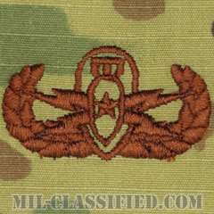 爆破物処理章 (シニア) （Explosive Ordnance Disposal (EOD), Badge, Senior）[OCP/ブラウン刺繍/パッチ]の画像