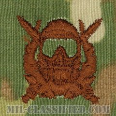 特殊作戦潜水員章（Diver Badge, Special Operations Diver）[OCP/ブラウン刺繍/パッチ]の画像