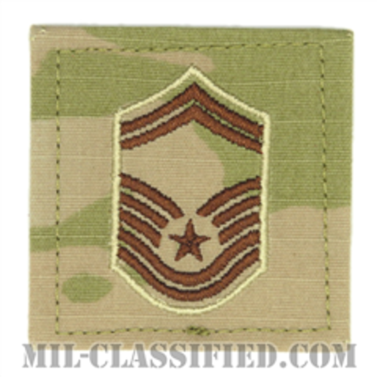 上級曹長（Senior Master Sergeant）[OCP（3C）/空軍階級章/ベルクロ付パッチ]画像