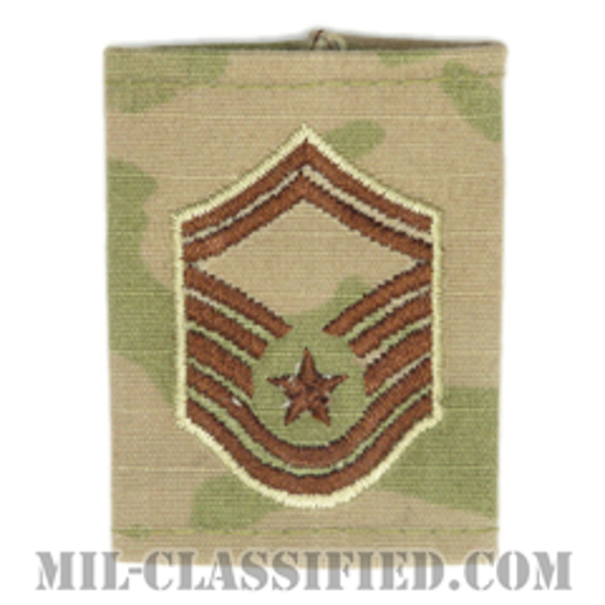 上級曹長（Senior Master Sergeant）[OCP（3C）/ゴアテックスパーカー用スライドオン空軍階級章]画像
