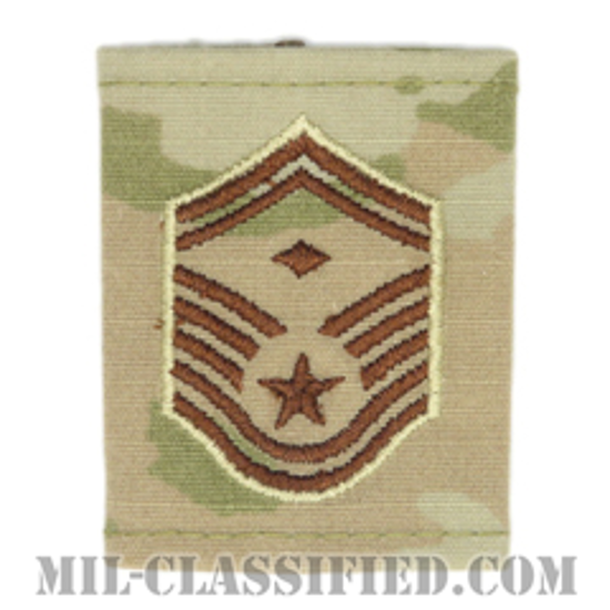 先任上級曹長（First Sergeant (E-8)）[OCP（3C）/ゴアテックスパーカー用スライドオン空軍階級章]画像