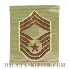最上級曹長（Chief Master Sergeant）[OCP（3C）/ゴアテックスパーカー用スライドオン空軍階級章]の画像