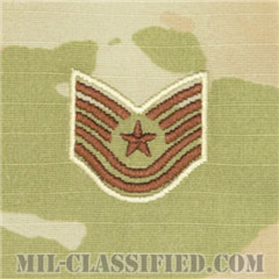 技能軍曹（Technical Sergeant）[OCP（3C）/空軍階級章/キャップ・チェスト用/縫い付けパッチ]画像