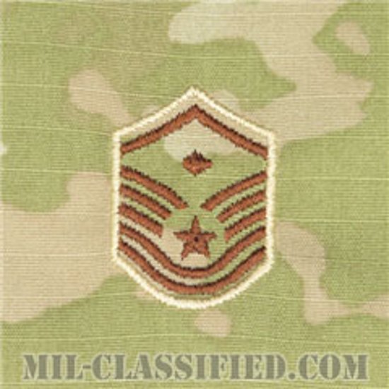 先任曹長（First Sergeant (E-7)）[OCP（3C）/空軍階級章/キャップ・チェスト用/縫い付けパッチ]画像