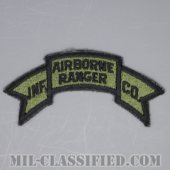 第75レンジャー歩兵中隊 (元部隊用)（75th Infantry Ranger Company）[サブデュード/カットエッジ/パッチ/1点物]の画像