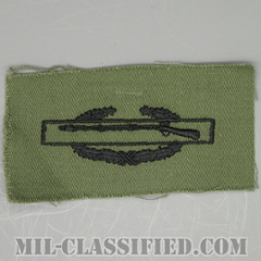 戦闘歩兵章 (ファースト)（Combat Infantryman Badge (CIB), First Award）[サブデュード/1960s/コットン100％/パッチ/1点物]の画像